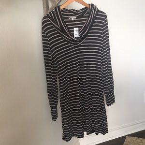Stripped Fitted Dress